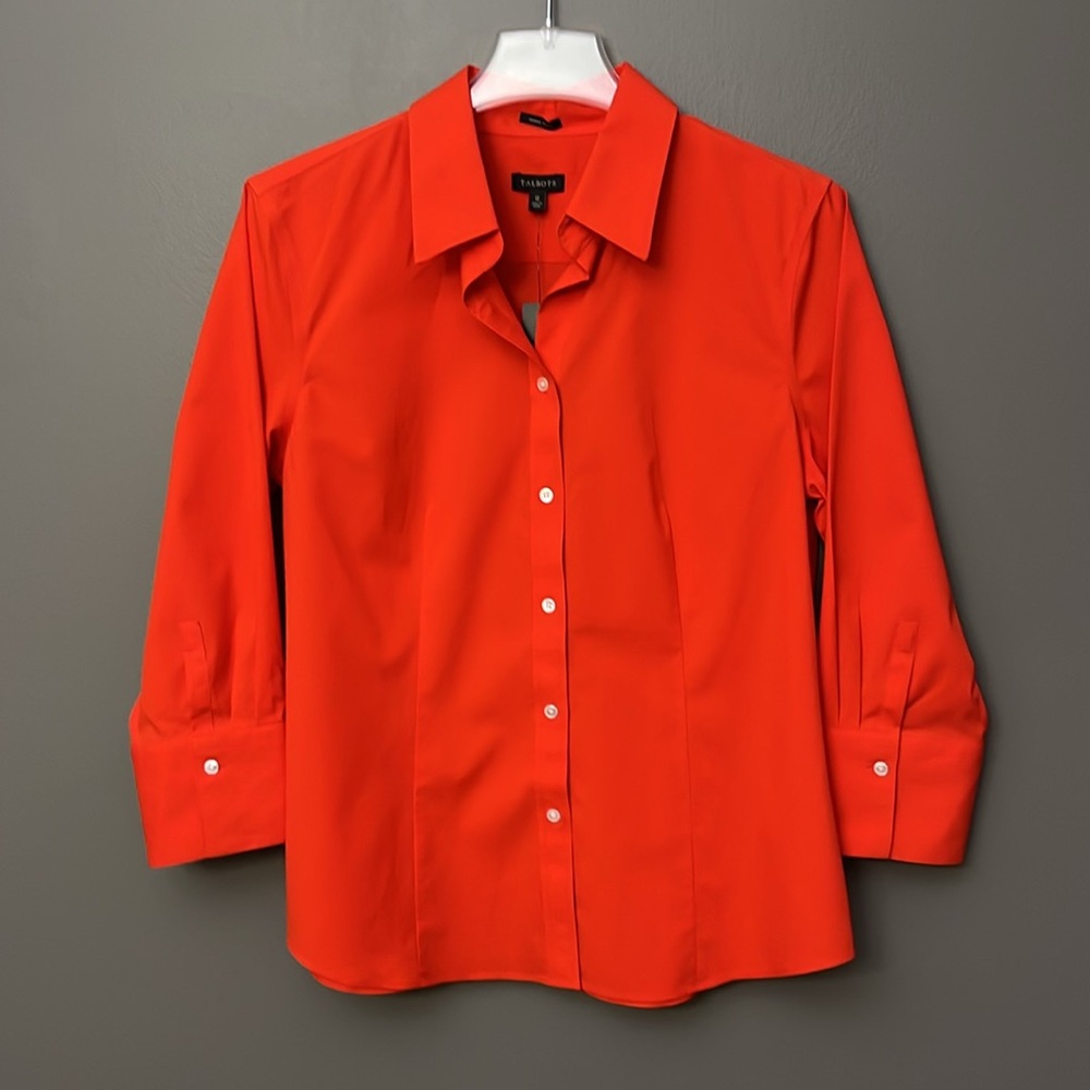 Talbots Women’s Top 12 Red Wrinkle Resistant - NWT